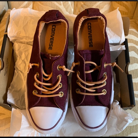 ⭐️SOLD⭐️ CONVERSE Shoreline Slip / Dark Sangria - Picture 2 of 8